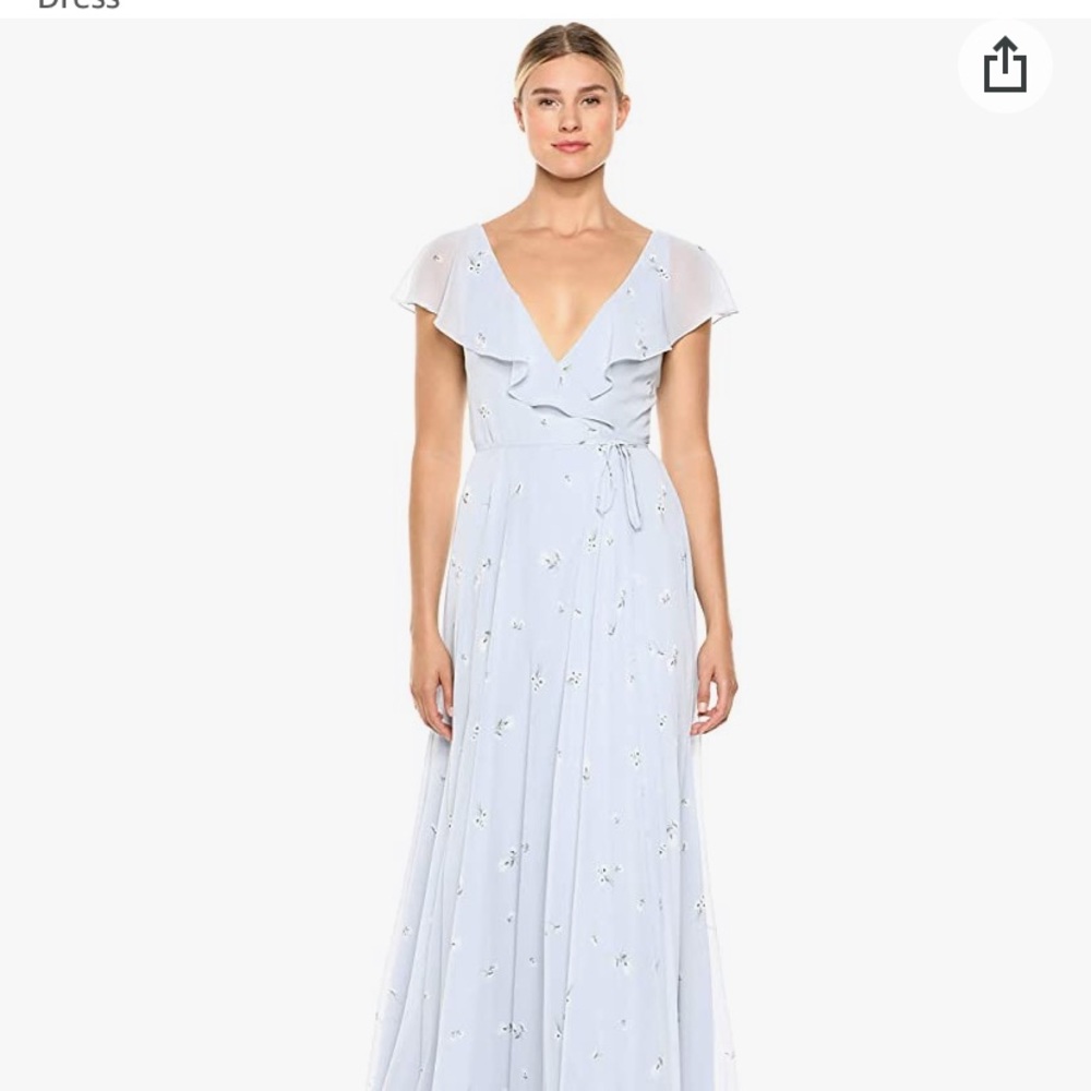 NWT Jenny Yoo Faye Ditsy Floral Whisper Blue